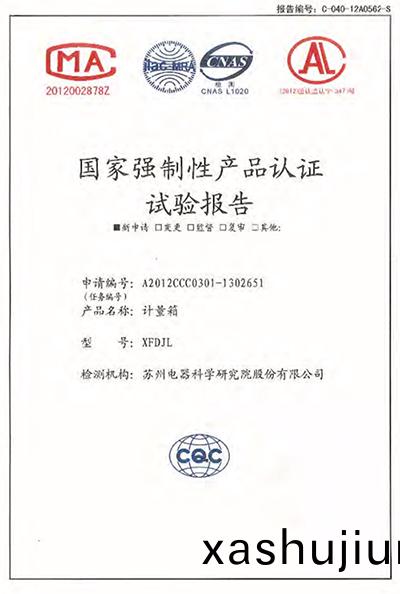 XFDJL計(ji)量(liang)箱(xiang) 試(shi)驗(yan)報(bao)告 XFDJL計(ji)量箱(xiang) 試驗(yan)報告(gao)